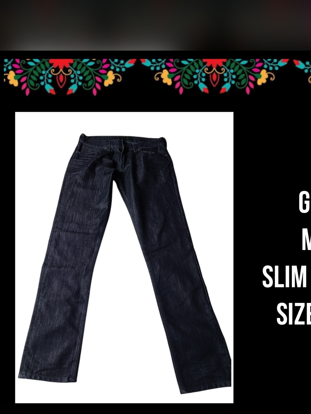 GUESS | MENS | SLIM TAPERED JEANS | SIZE 30X32